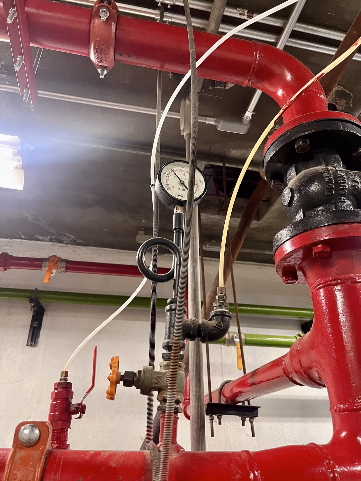 Cuarto de máquinas contra incendio